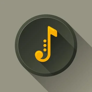 Music note. Jazz Icon Vector. Stock Illustration