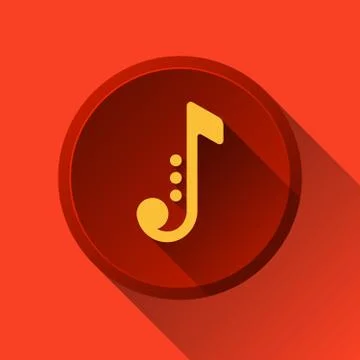 Music note. Jazz Icon Vector. Illustrazione stock