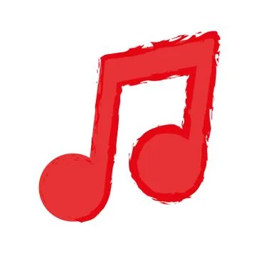 Music note symbol 스톡 일러스트