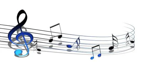 Music notes 3d music notes isolated on white background Copyright: xZoonar... Stock Photos