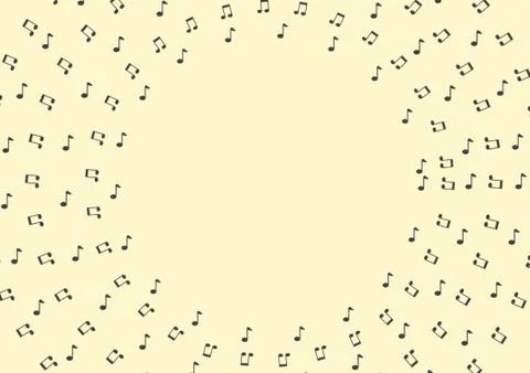 Music Notes And Chords Background Stock Illustration