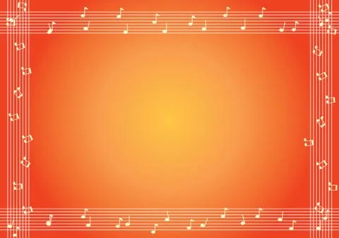 Music Notes And Chords Background Stock Illustration