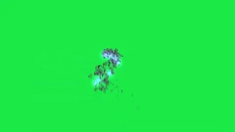 Music Notes Flying on Green Screen 스톡 동영상 230959330