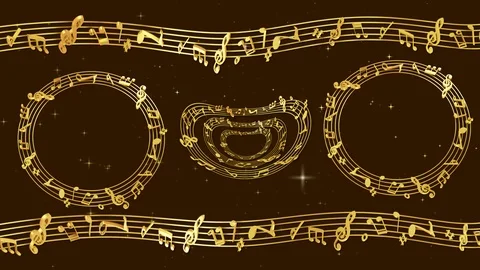 Music Notes. Stock Footage 88435298