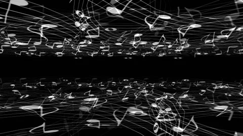 Music Notes Horizons Stockbeeldmateriaal 41737193