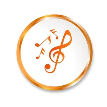 Music notes icon Stock-Illustration