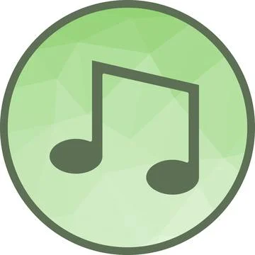 Music Notes icon vector image. Illustrazione stock