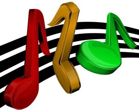 Music notes Stock Illustration
