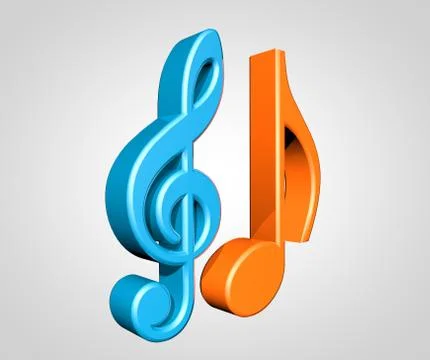 Music notes Stock Illustration
