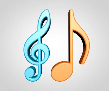 Music notes Stock Illustration