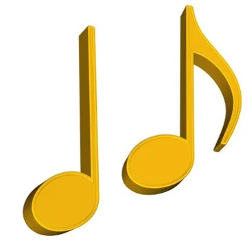 Music notes Stock Illustration