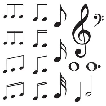Music Notes Illustrazione stock