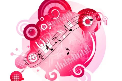 Music notes Stock Illustration