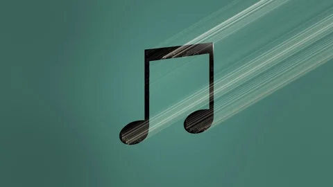 Music Notes Light Reveal Stock Footage 101501705