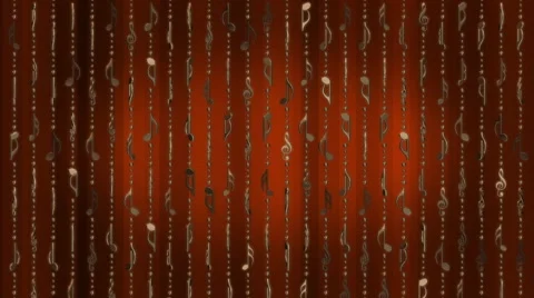 Music Notes Lines Brandy Stock Footage 48282076