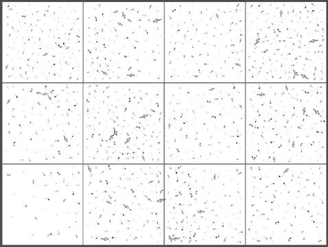 Music notes. Mensural musical notation. Black notes symbols. Note value. Musi Stock Illustration
