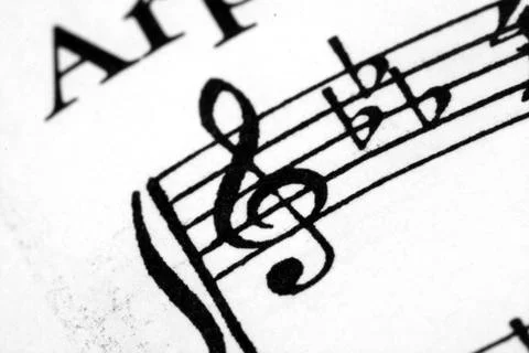 Music notes Stock Photos