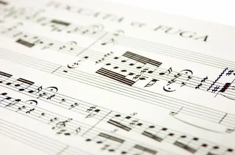 Music notes 스톡 사진