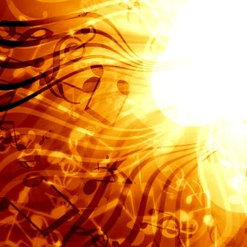 Music notes Stock Photos