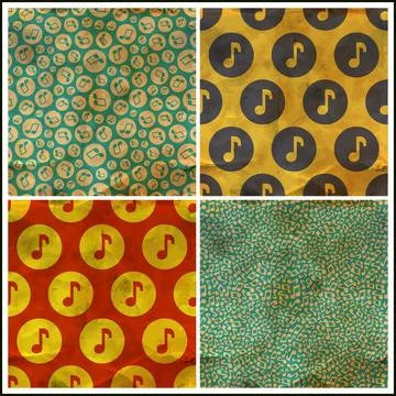 Music notes. Seamless pattern. Music notes. Seamless abstract background. ... Stock Photos