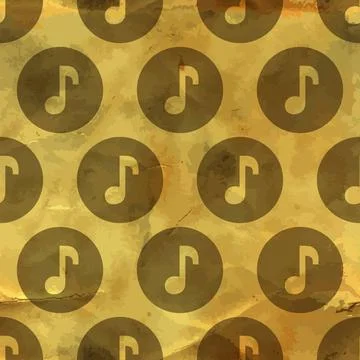 Music notes. Seamless pattern. Music notes. Seamless abstract background. ... Stock Photos