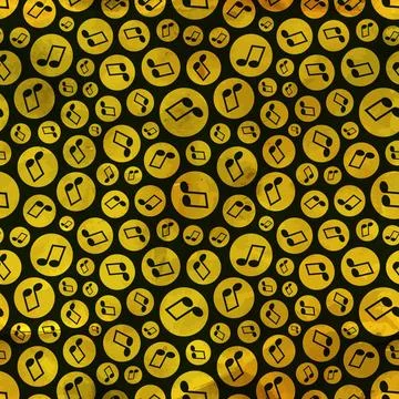 Music notes. Seamless pattern. Music notes. Seamless abstract background. ... Stock Photos