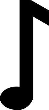 Music Notes Symbols Vector Stock Illustration