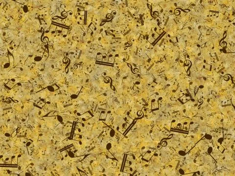 Music notes texture background 스톡 일러스트