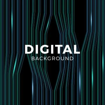 Music or data network abstract background blue. Technology connection or Equa 스톡 일러스트