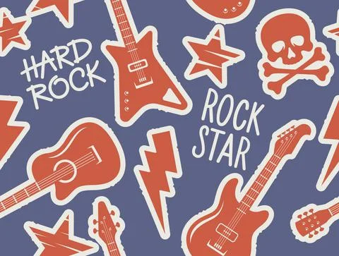 Music pattern 012 Stock Illustration