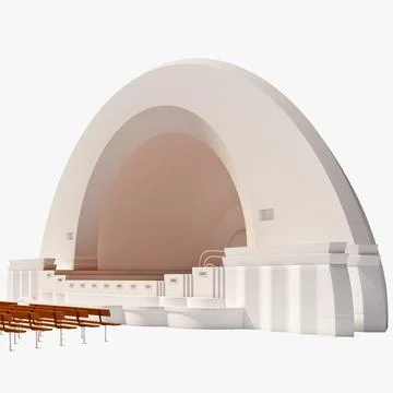 Music Pavilion 3D Model