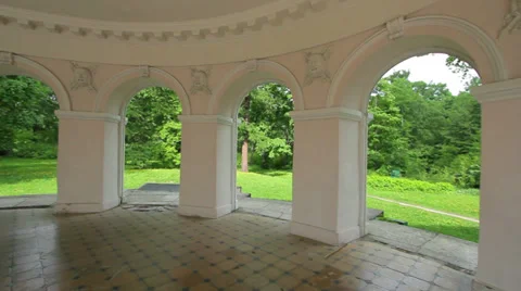 Music pavilion inside Stock Footage 35519943