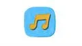 Music plasticine Icons, 6 in 1 set. Stop-motion animation. Include alpha matte. HD Footage