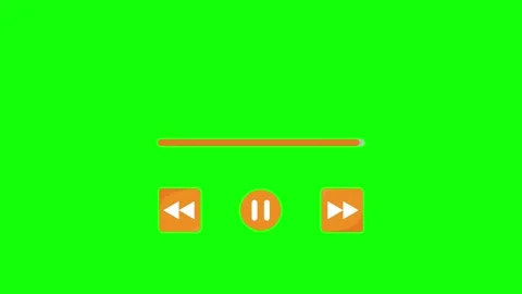 Music Player button animation, Play or pause button animation. Music or vid.. Stock Footage 329613528