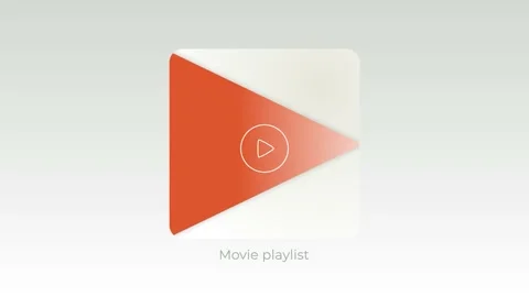 Music player button on white background. Motion. Moving button for playing music Stock Footage 159862242