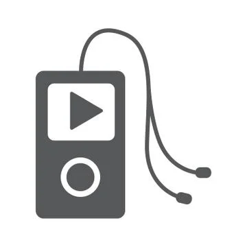 Music player icon Stock Illustration