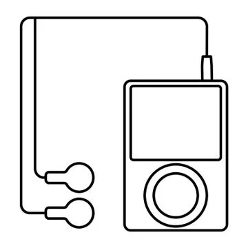 Music player Stock Illustration