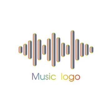 Music player logo. Stock Illustration