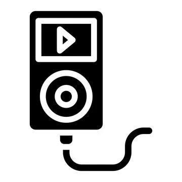 Music player Vector Icon Design Illustration Stock Illustration