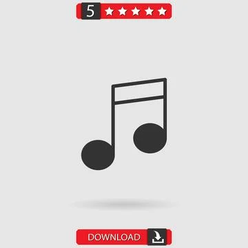 Music player vector icon Stock Illustration