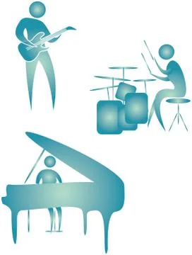 Music professional collection Stock Illustration
