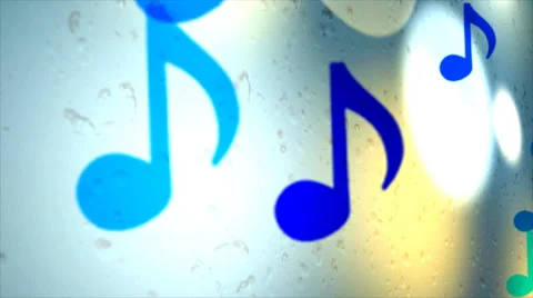 Music of the rain Stock Footage 62477685