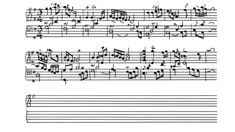 Music score of arias Stock Footage 144182971