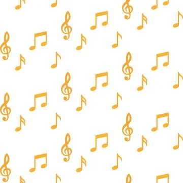 Music seamless pattern Stock Illustration