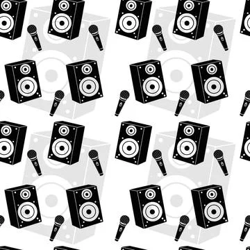 Music Seamless Pattern Stock Illustration