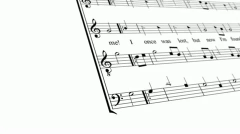 Music sheet Video stock 11981714