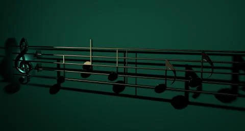 Music sheet Stock Illustration