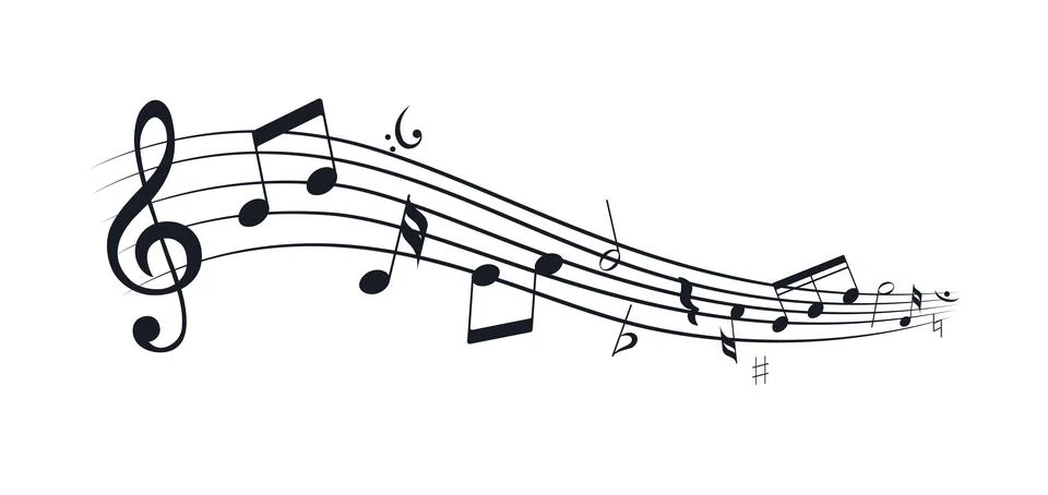 Sheet Music Illustrations ~ Stock Sheet Music Vectors