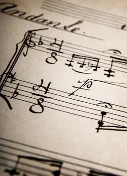 .Music Sheet Stock-Fotos