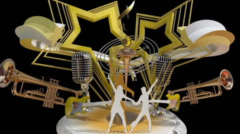 MUSIC, SONG, DANCE Theme. Motion graphics. With alpha channel. Vídeos de archivo 47882386